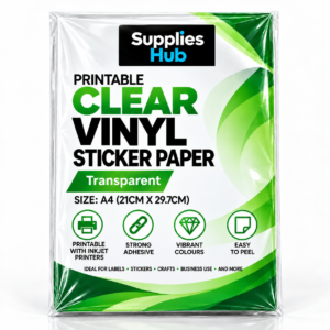 Clear Vinyl Sticker Paper - Transparent Stickers