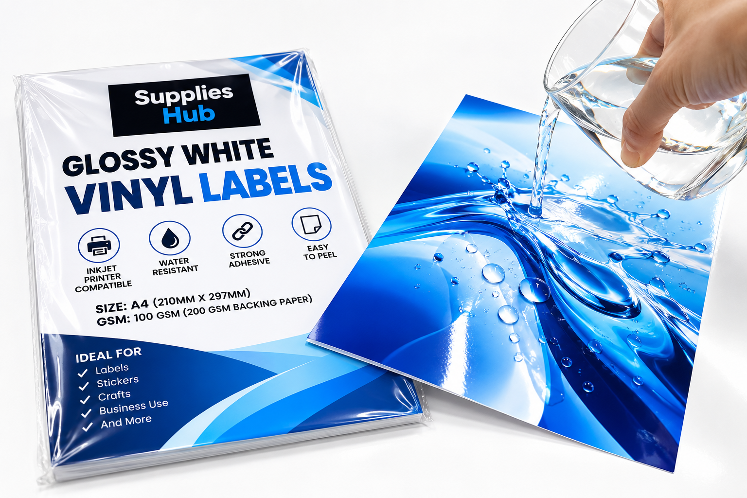 Glossy Vinyl Sticker Paper - Image 2