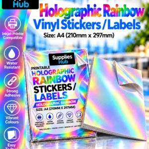 Holographic Rainbow Vinyl Sticker