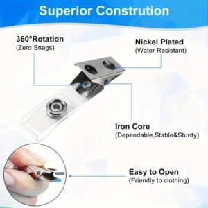 Metal Badge Clips