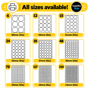 Round Label Sticker Paper