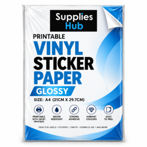 Supplies Hub Glossy Vinyl Sticker Paper