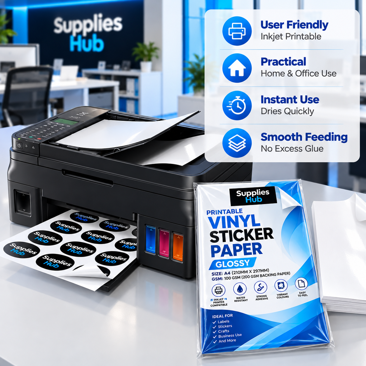 Glossy Vinyl Sticker Paper - Image 8