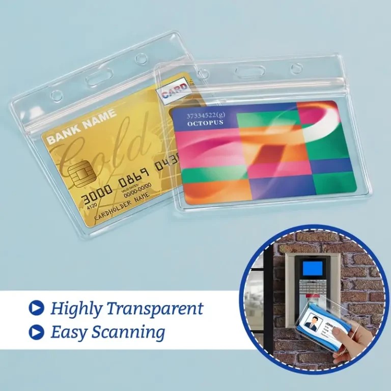 Transparent badge Holder